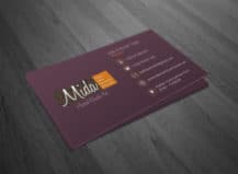 Carte visite Mida Carte visite Mida